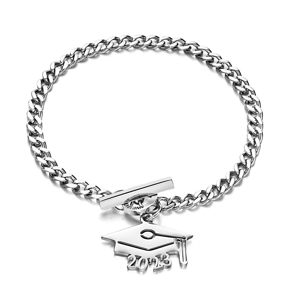 Custom Engraved Bracelet Graduation Season Commemorative Gifts
