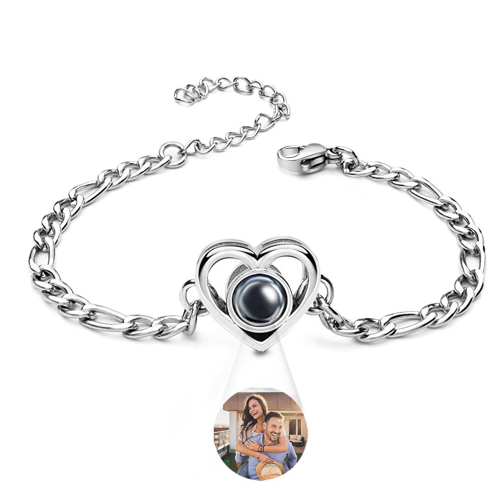 Custom Projection Bracelet Fashion Chain Retro Old Gift for Men