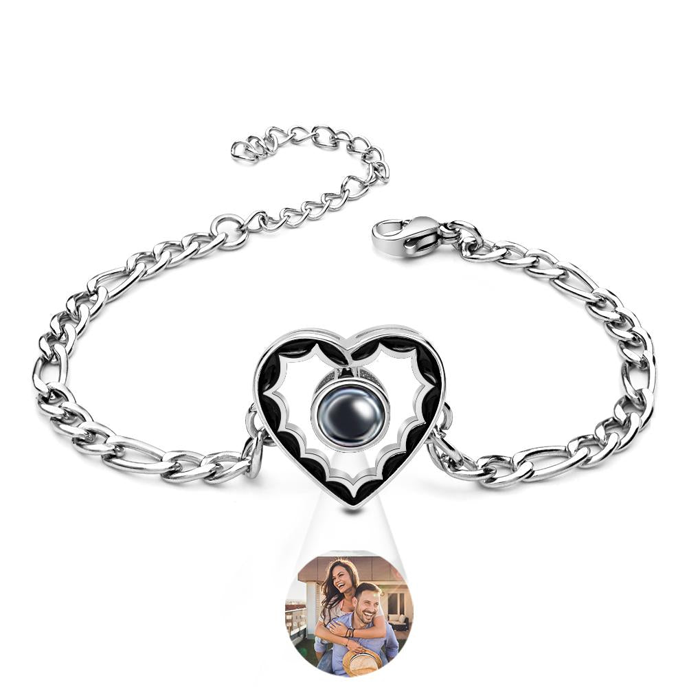 Custom Projection Bracelet Fashion Chain Retro Old Gift for Men