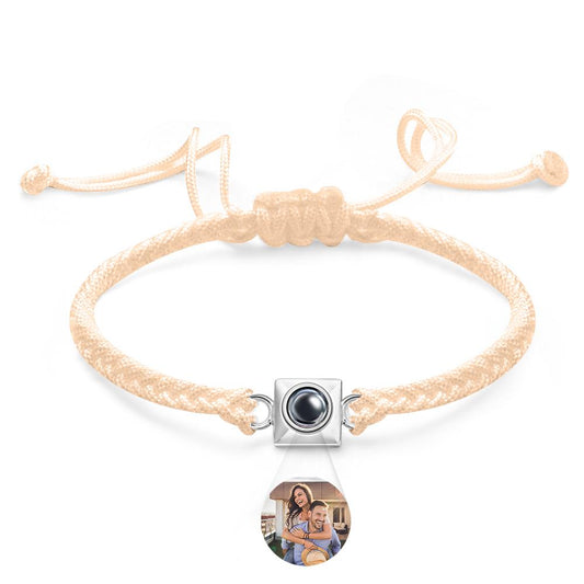 Custom Projection Bracelet Square Weave Sports Gift for Men