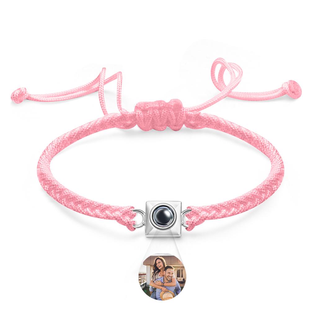 Custom Projection Bracelet Square Weave Sports Gift for Men