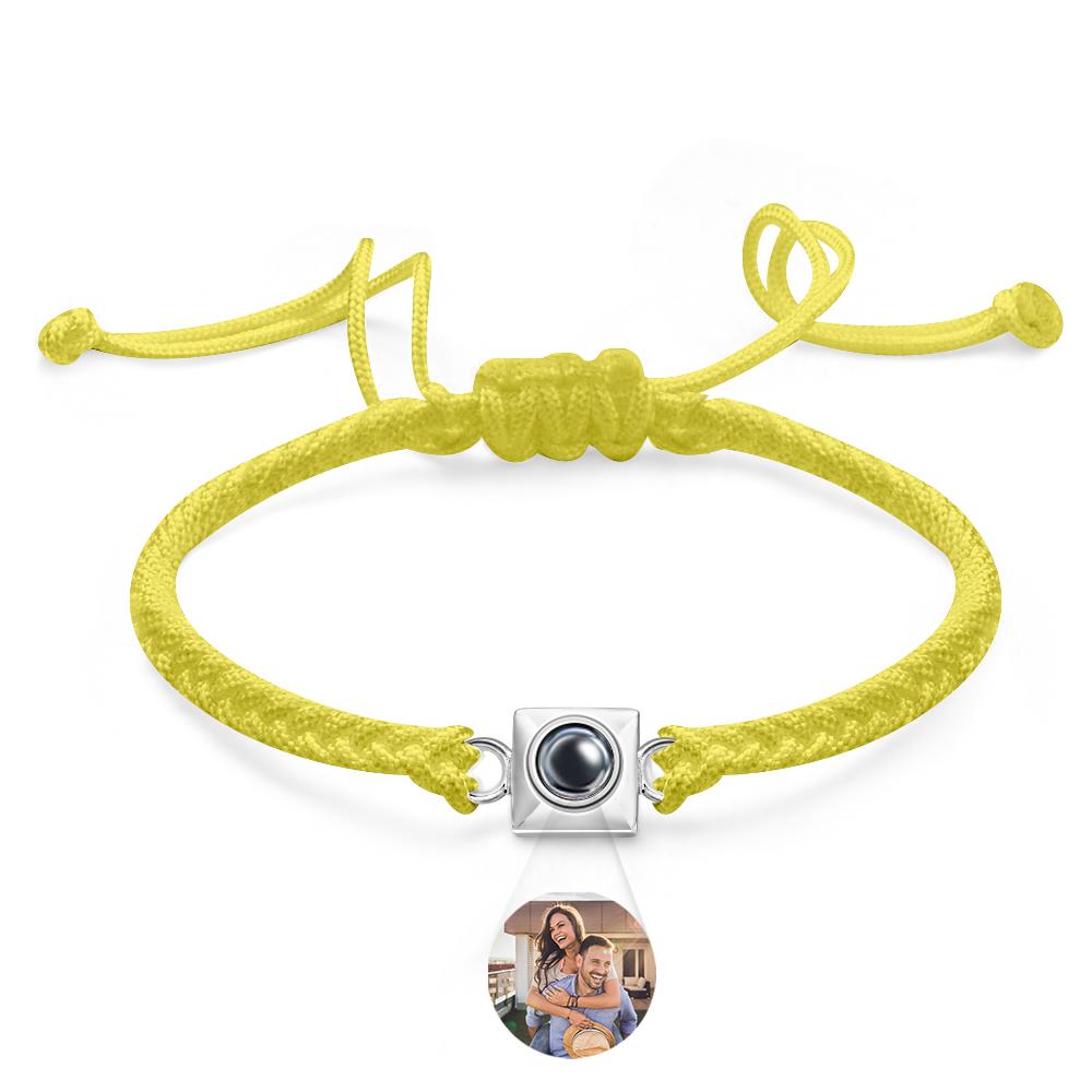 Custom Projection Bracelet Square Weave Sports Gift for Men