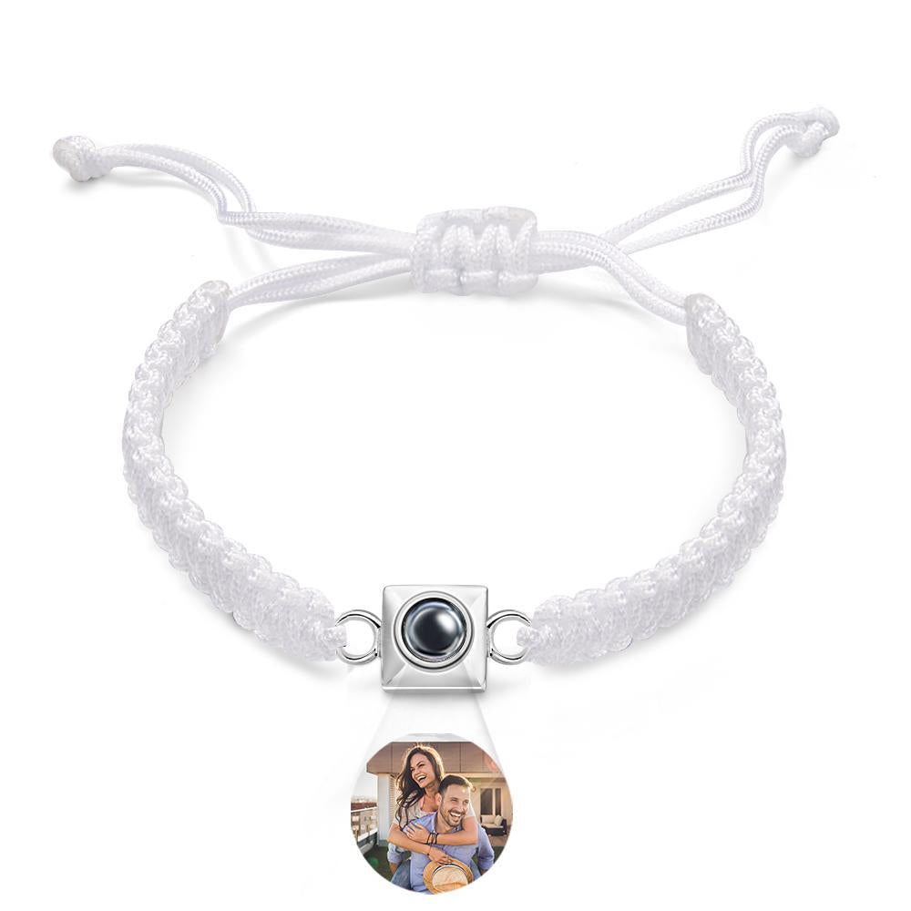 Custom Projection Bracelet Weave Fashion Gift for Men