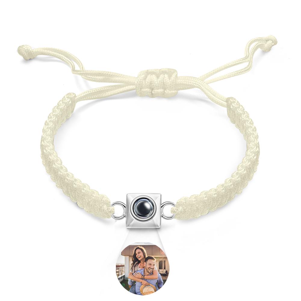 Custom Projection Bracelet Weave Fashion Gift for Men