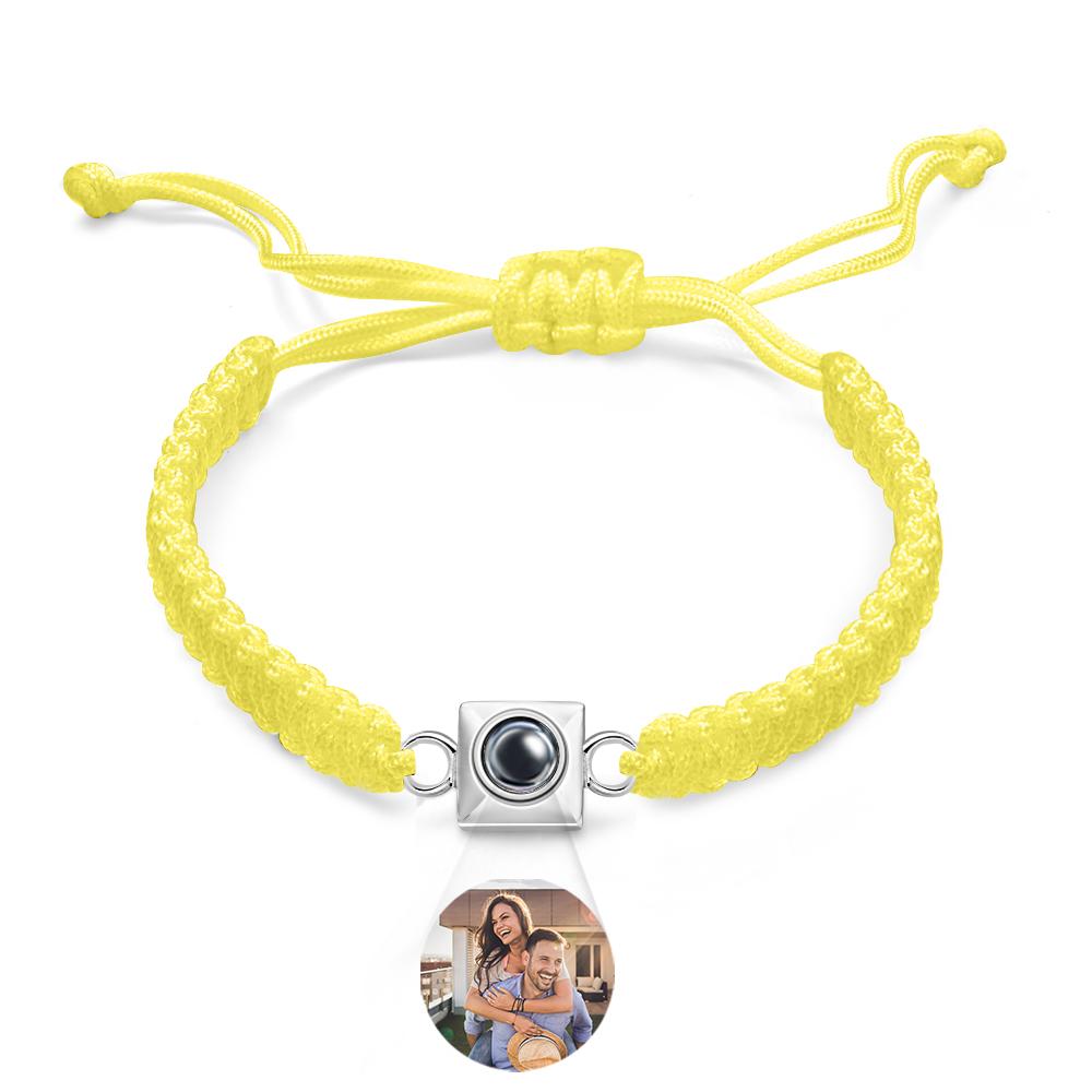 Custom Projection Bracelet Weave Fashion Gift for Men