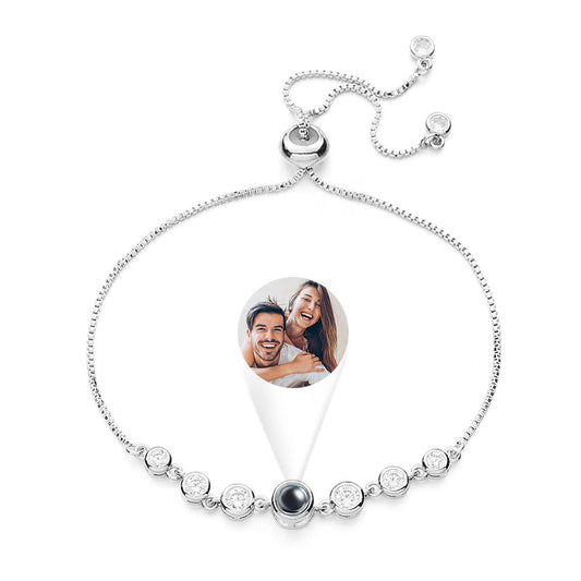 Custom Projection Bracelet Diamond Chain Simple Gift