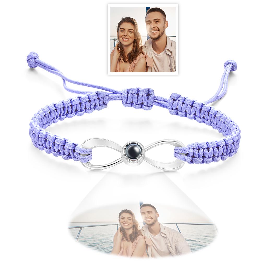 Custom Projection Photo Bracelet Creative Simple Gifts for Couple