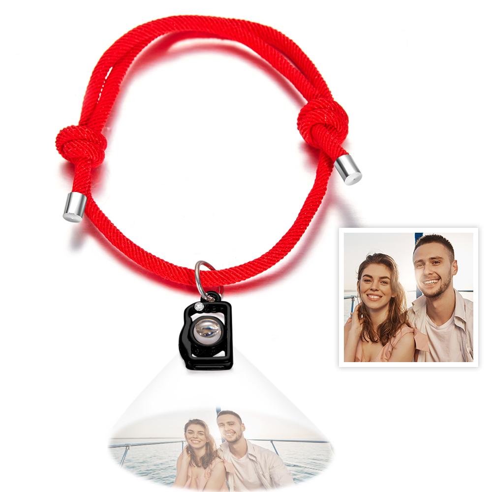 Custom Projection Photo Bracelet Creative Camera Couple Gifts