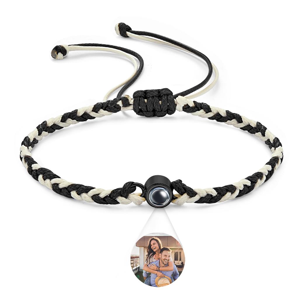 Custom Projection Bracelet Colorful Weave Fashion Gift