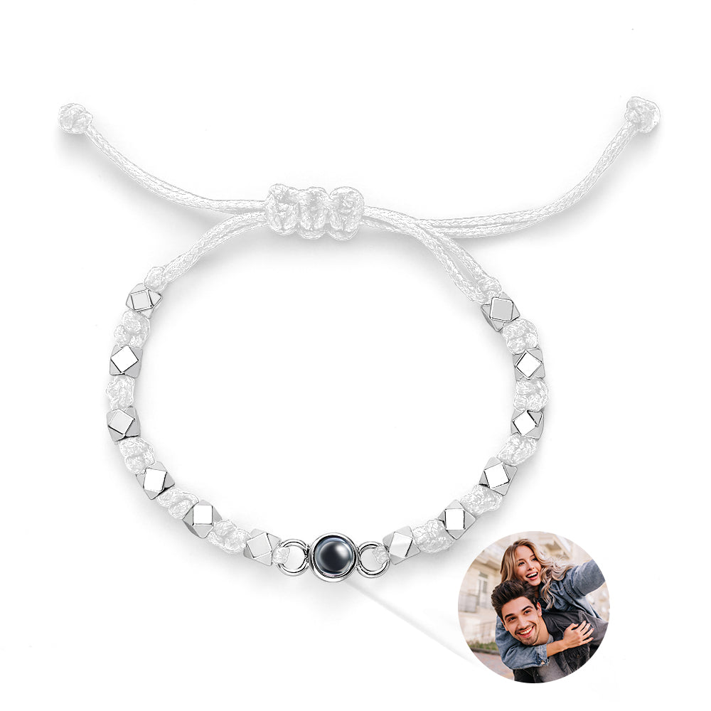 Custom Photo Bracelet Projection Braid Commemorative Gift