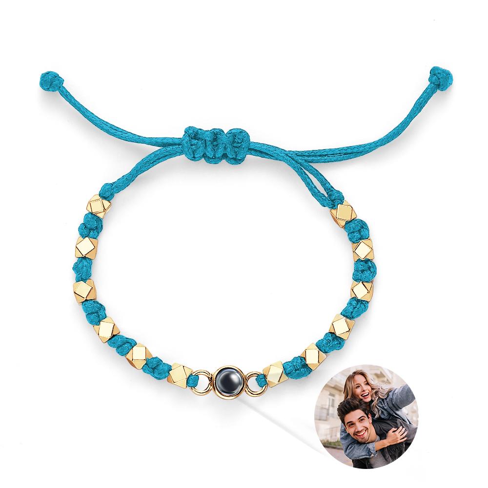 Custom Photo Bracelet Projection Braid Commemorative Gift