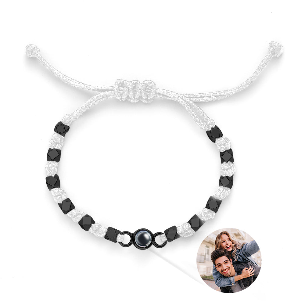 Custom Photo Bracelet Projection Braid Commemorative Gift