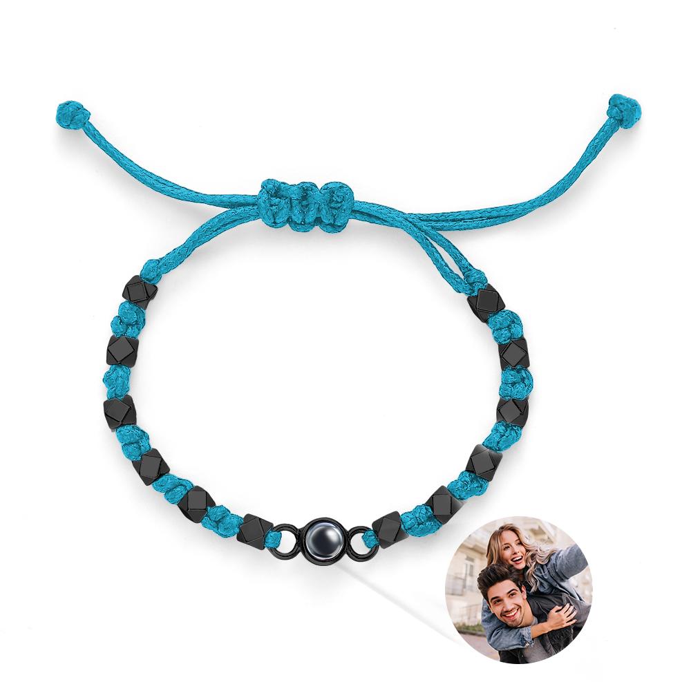 Custom Photo Bracelet Projection Braid Commemorative Gift