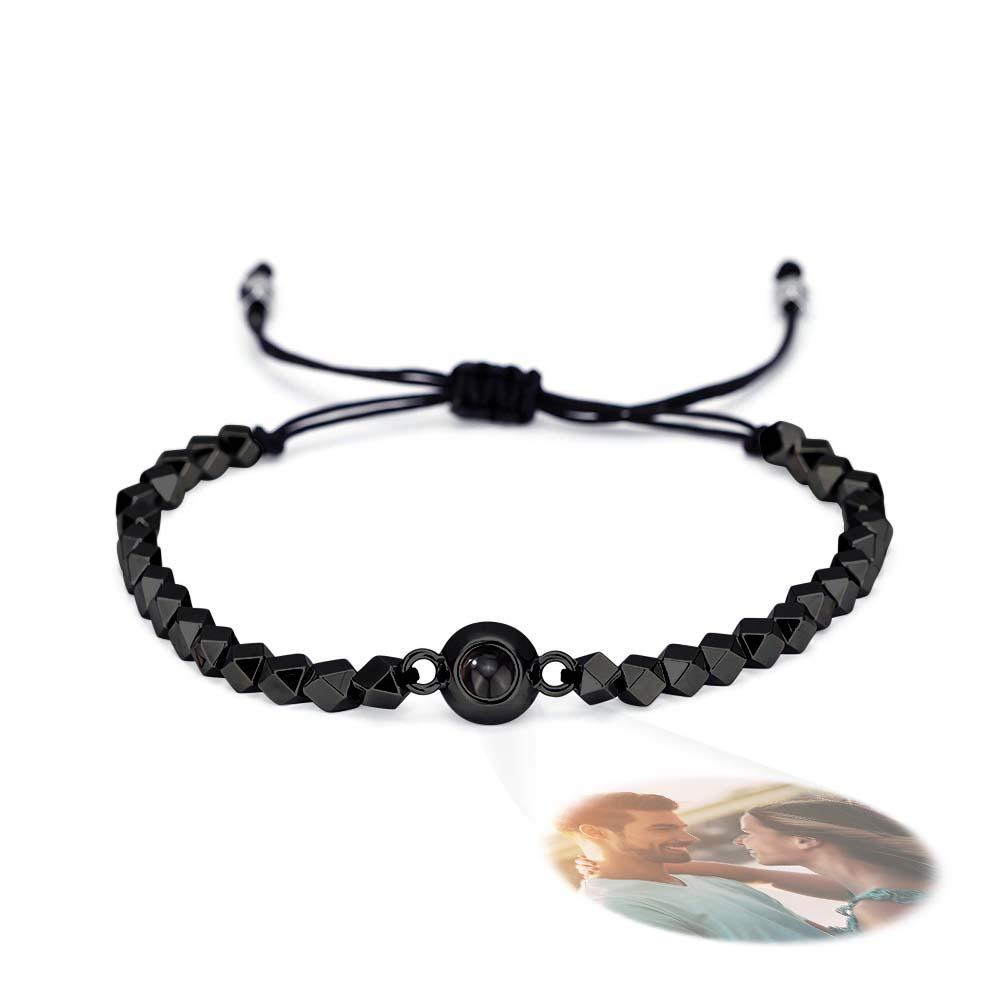 Custom Projection Bracelet Special Shaped Beads Gift for Him