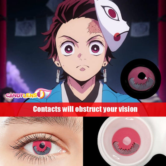 Demon Slayer Anime Cosplay Contacts (0.00 only)