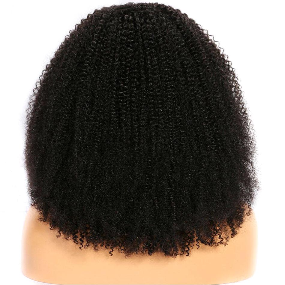 Brazilian 13x4 Afro Kinky Curly Lace Front Human Hair Wigs