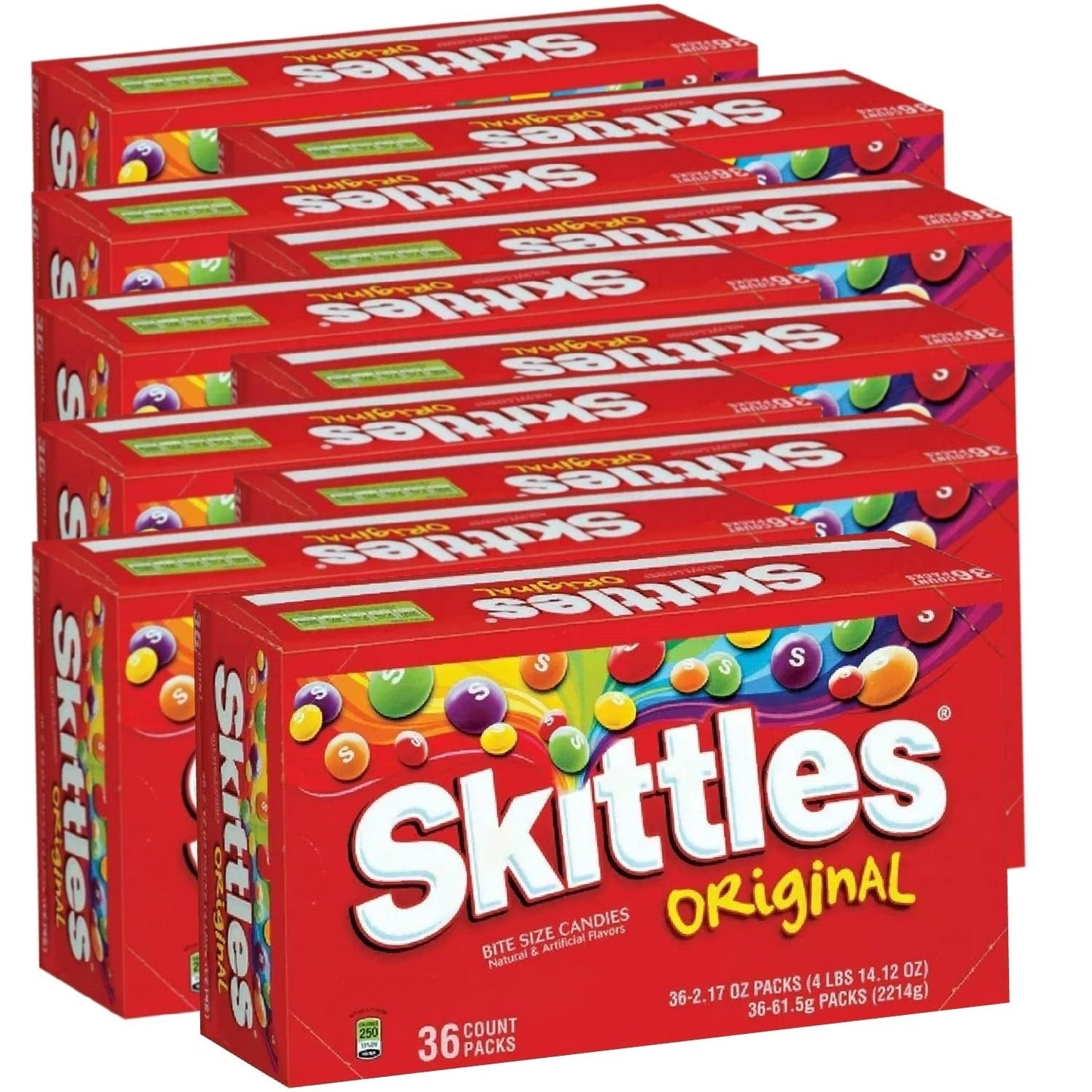 Skittles Original Fruity Candy  2.17 Oz - 36 Ct Each- 10 pack