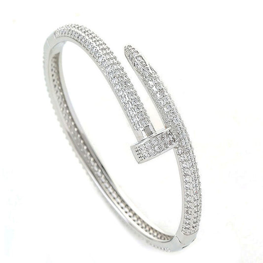 Hip Hop Bracelet Creative Nail Zircon Iced Bracelet For Men