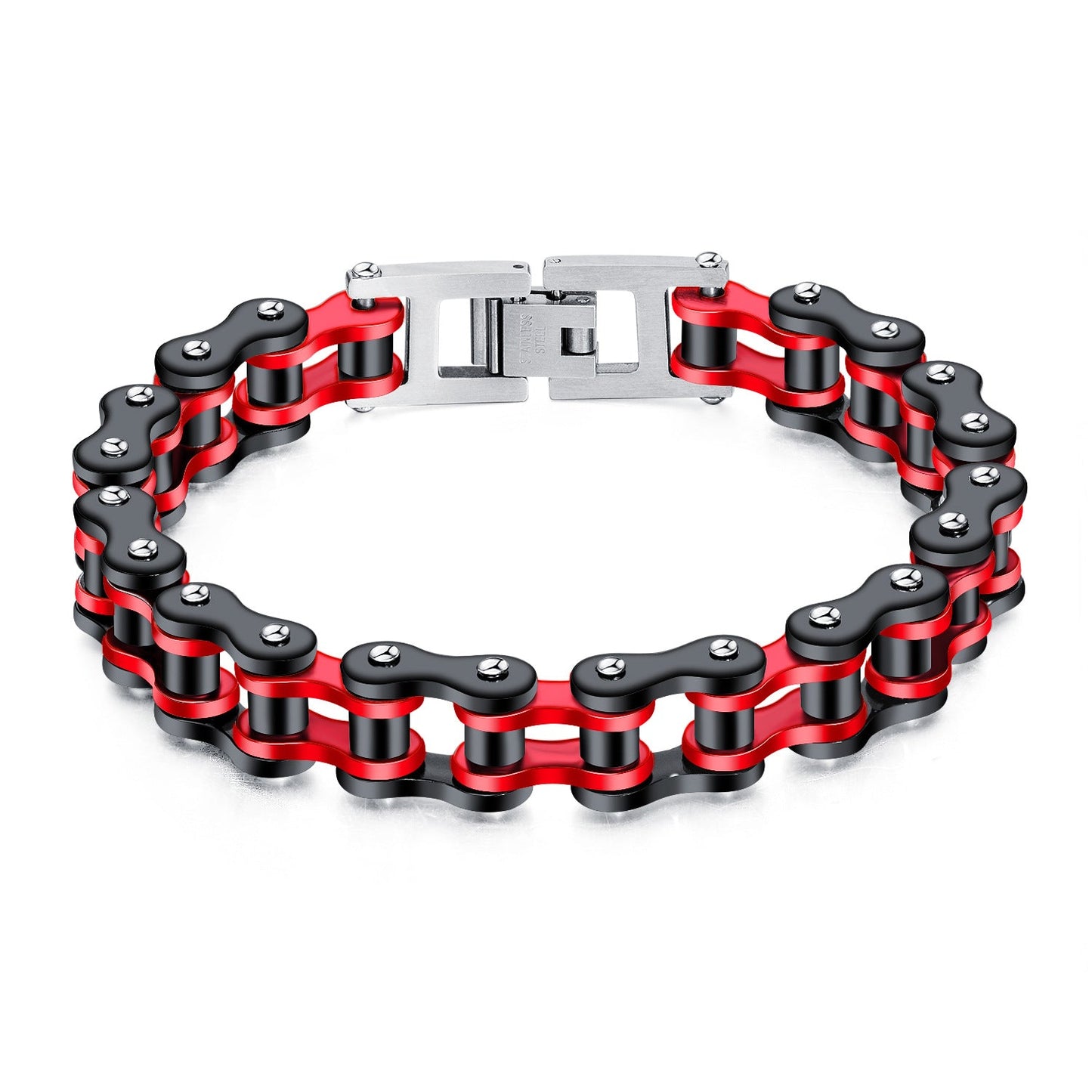 Retro Bicycle Chain Bracelet Black Gold Gifts for Fashion Men