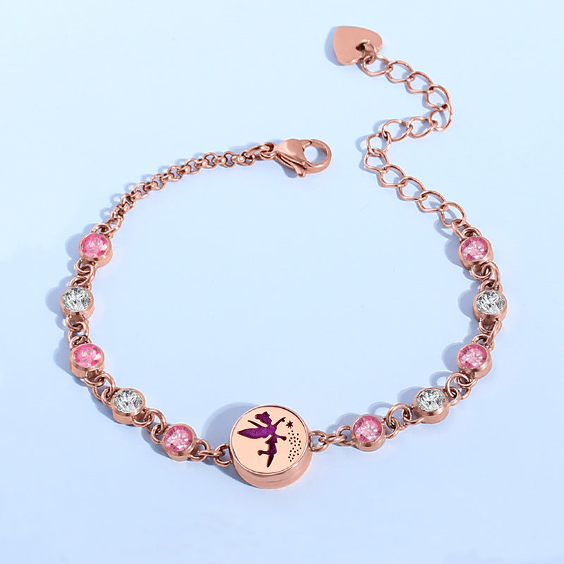 Essential Oil Diffuser Bracelet Aromatherapy Locket Adjustable Bracelet