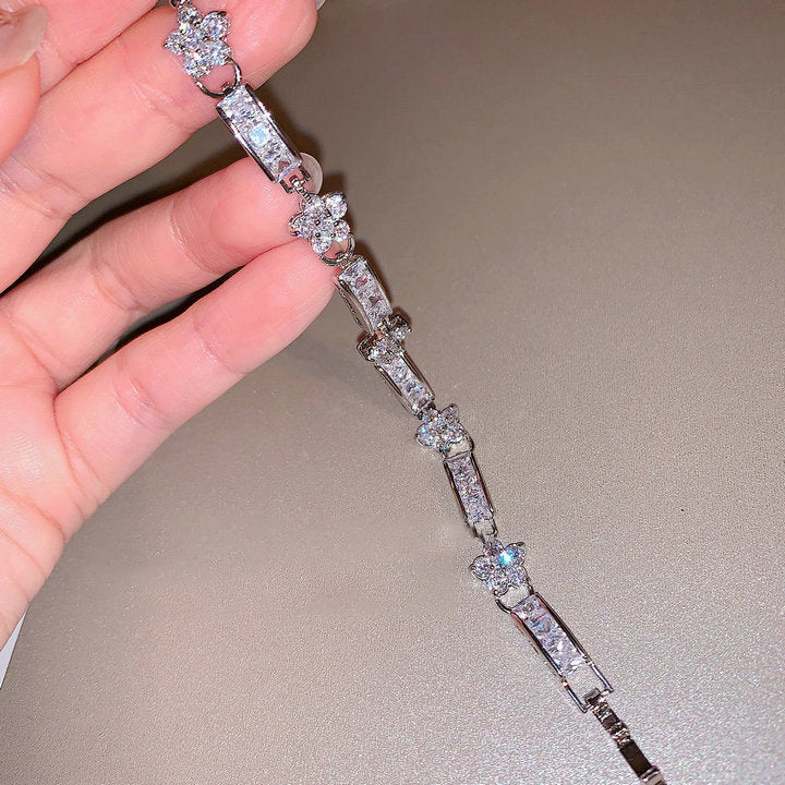 Full Drill Bracelet Charm Bracelet Fine Jewelry for Women Gifts for Her