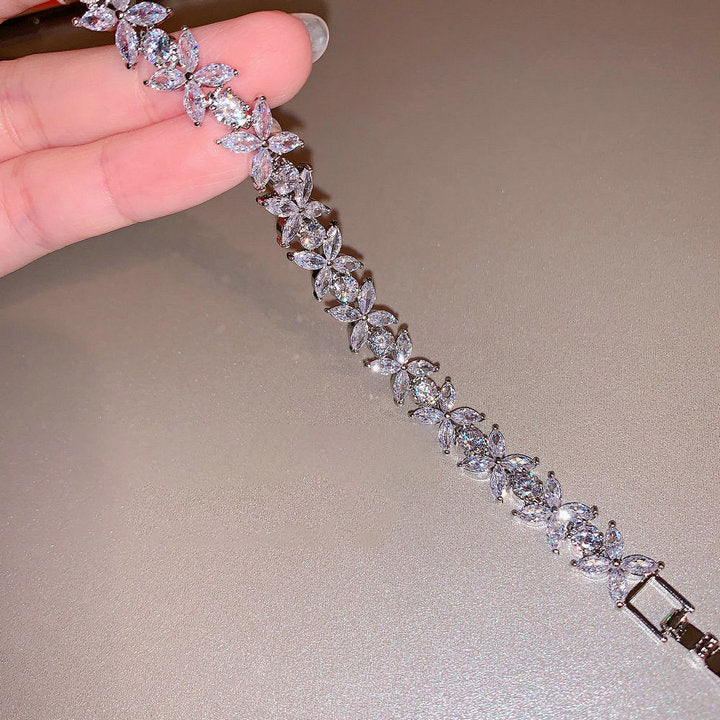 Full Drill Bracelet Charm Bracelet Fine Jewelry for Women Gifts for Her