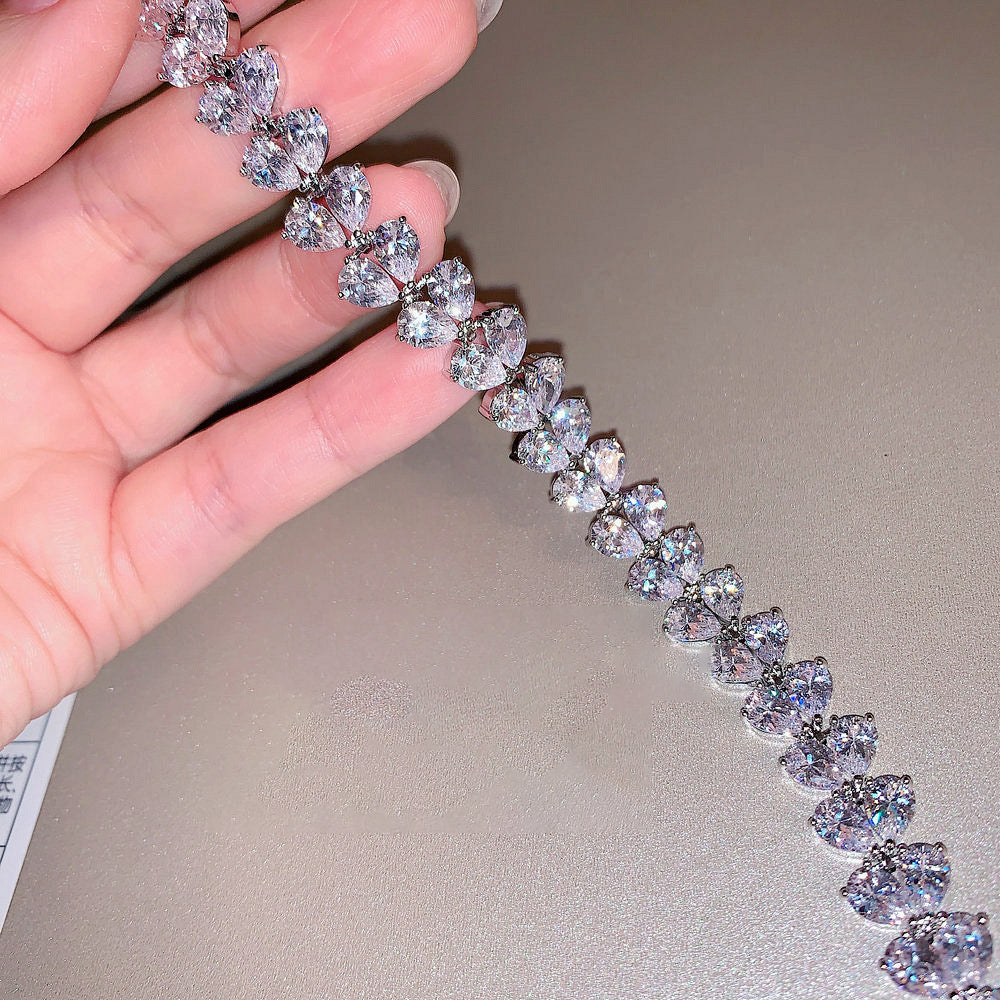 Full Drill Bracelet Charm Bracelet Fine Jewelry for Women Gifts for Her