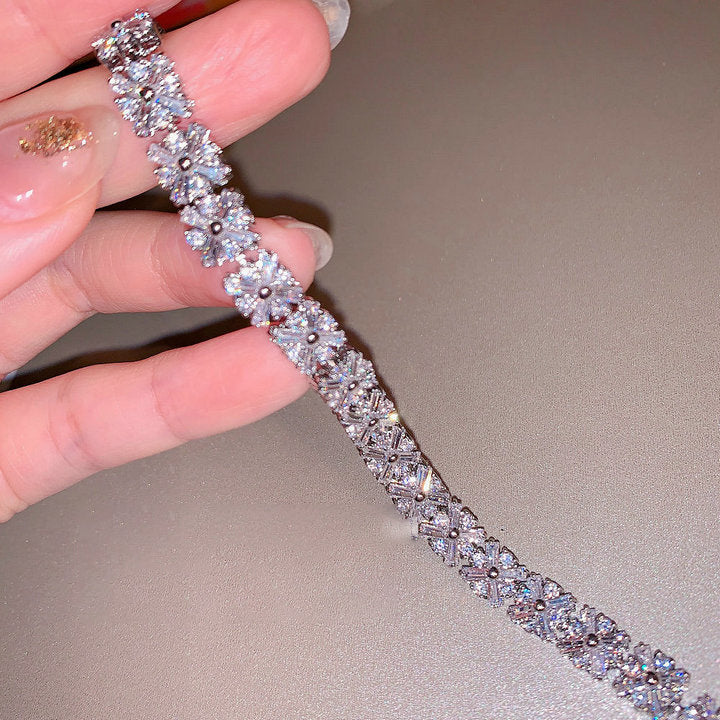 Full Drill Bracelet Charm Bracelet Fine Jewelry for Women Gifts for Her