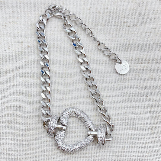 CRYSTAL HEART BRACELET