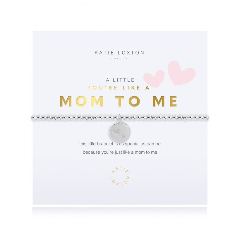 A Little You're Like A Mom To Me Silver Bracelet