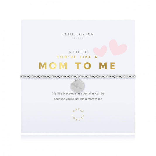 A Little You're Like A Mom To Me Silver Bracelet