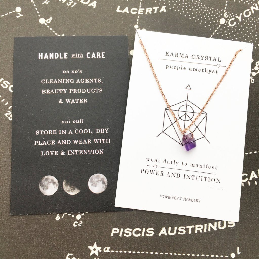 Solo Wishing Crystal Bracelet by Honeycat