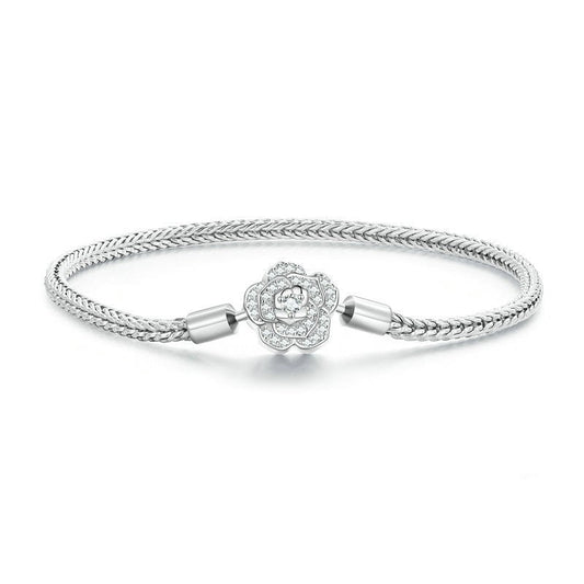 925 Silver Rose Basic Bracelet