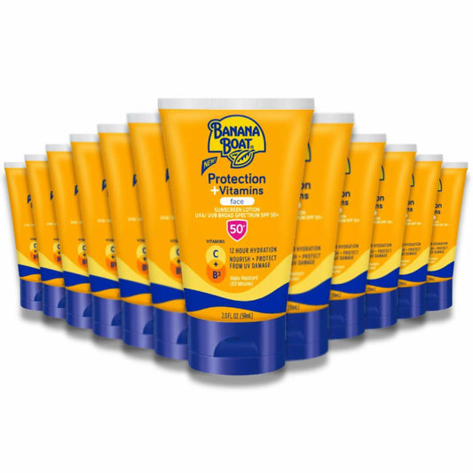 Banana Boat - Protect Plus Vitamins Sunscreen - SPF 50 - 2 Oz - 12 Pack