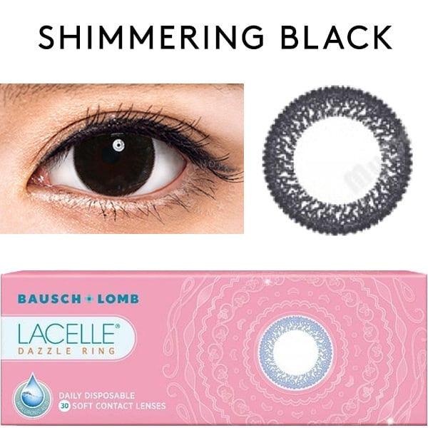 Bausch & Lomb Lacelle Dazzle Ring Shimmering Black (30pk)