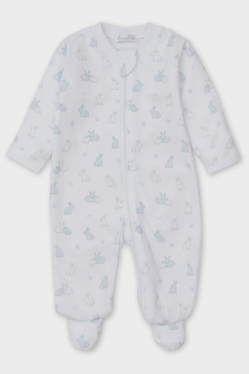 Boys Footie Zip Bunny Burrows