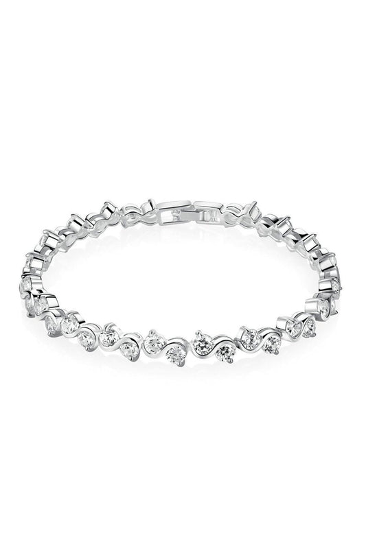 Carraig Donn Bracelet Clear CZ Stones
