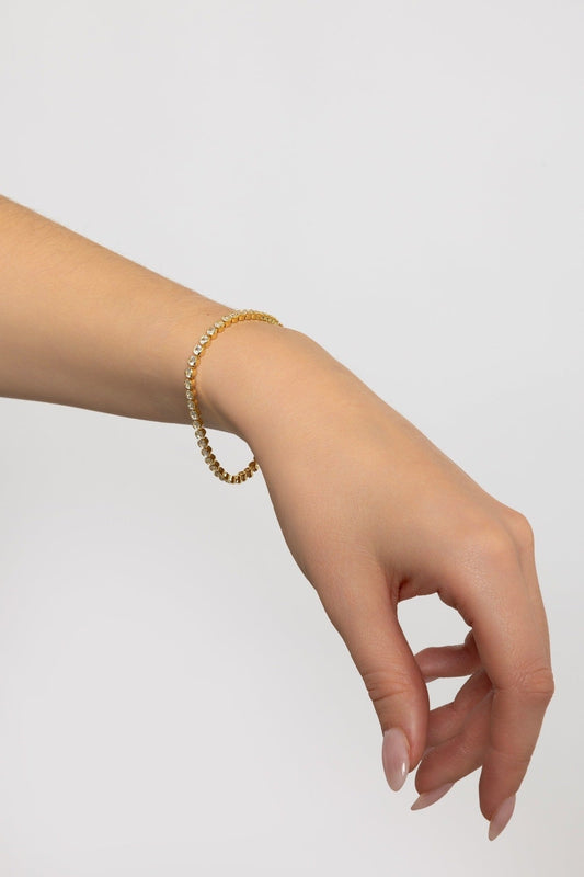 Dakota Gold Tennis Bracelet