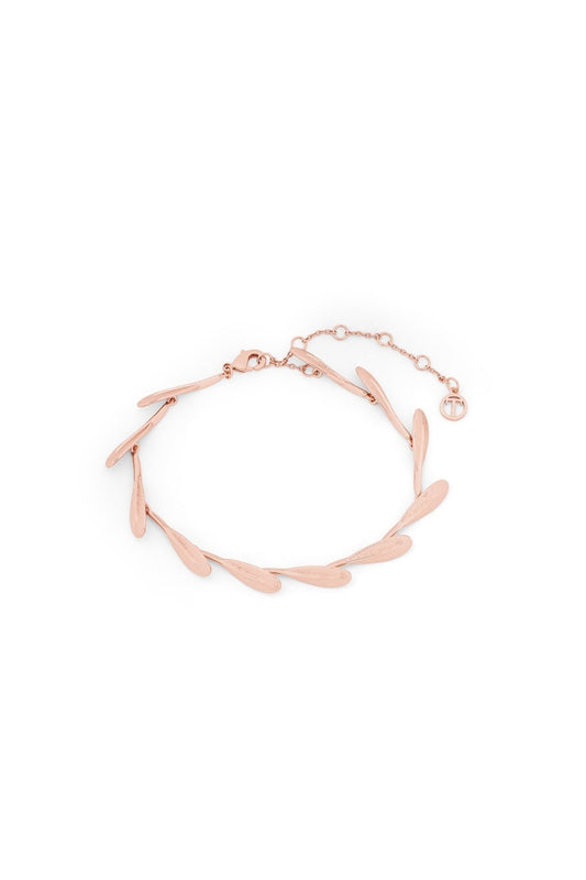 Feather Bracelet Plumage in Rose Gold