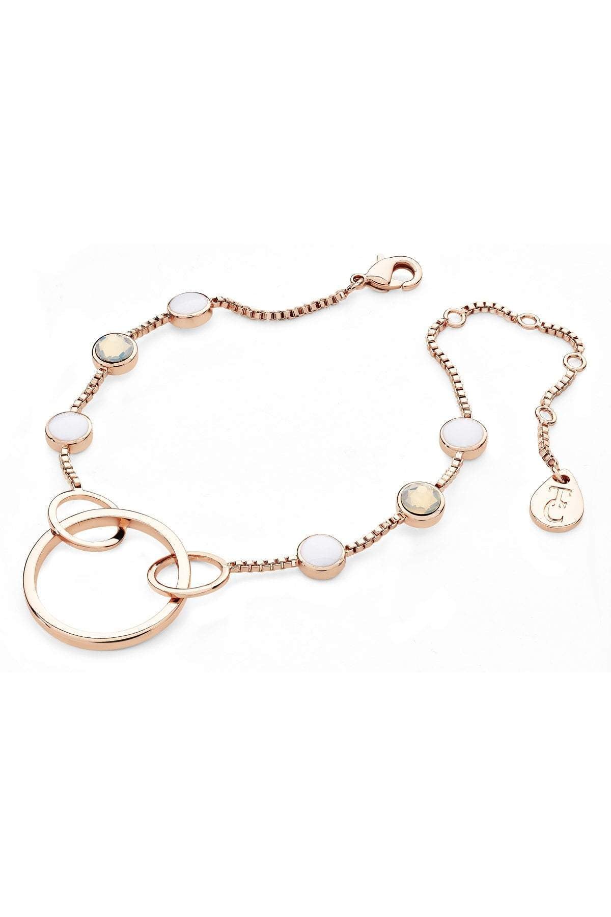 Carraig Donn Open Hoop Bracelet in Rose Gold