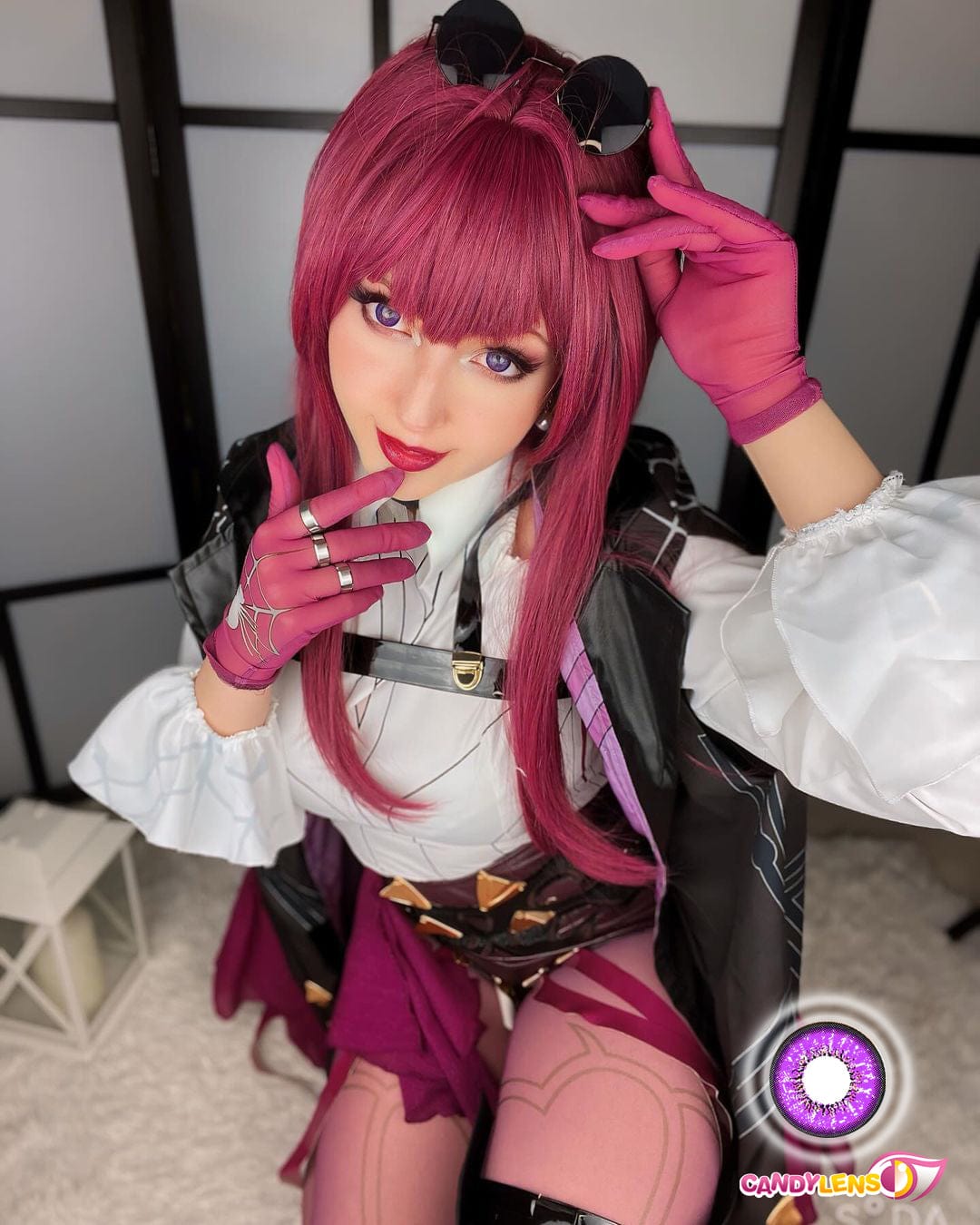 Vega Storm Violet Cosplay Contacts