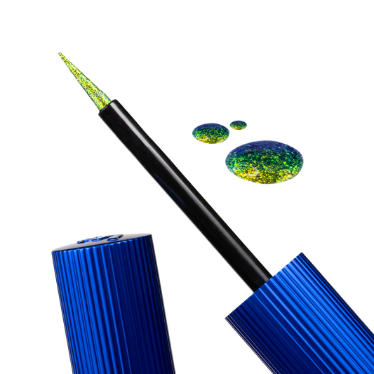 Whats Up Beauty - Egyptian Queen Liquid Eyeliner - Shade Nebu (Multichrome)