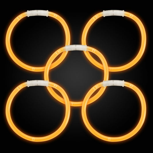 10 Inch Glow Stick Bracelets Orange