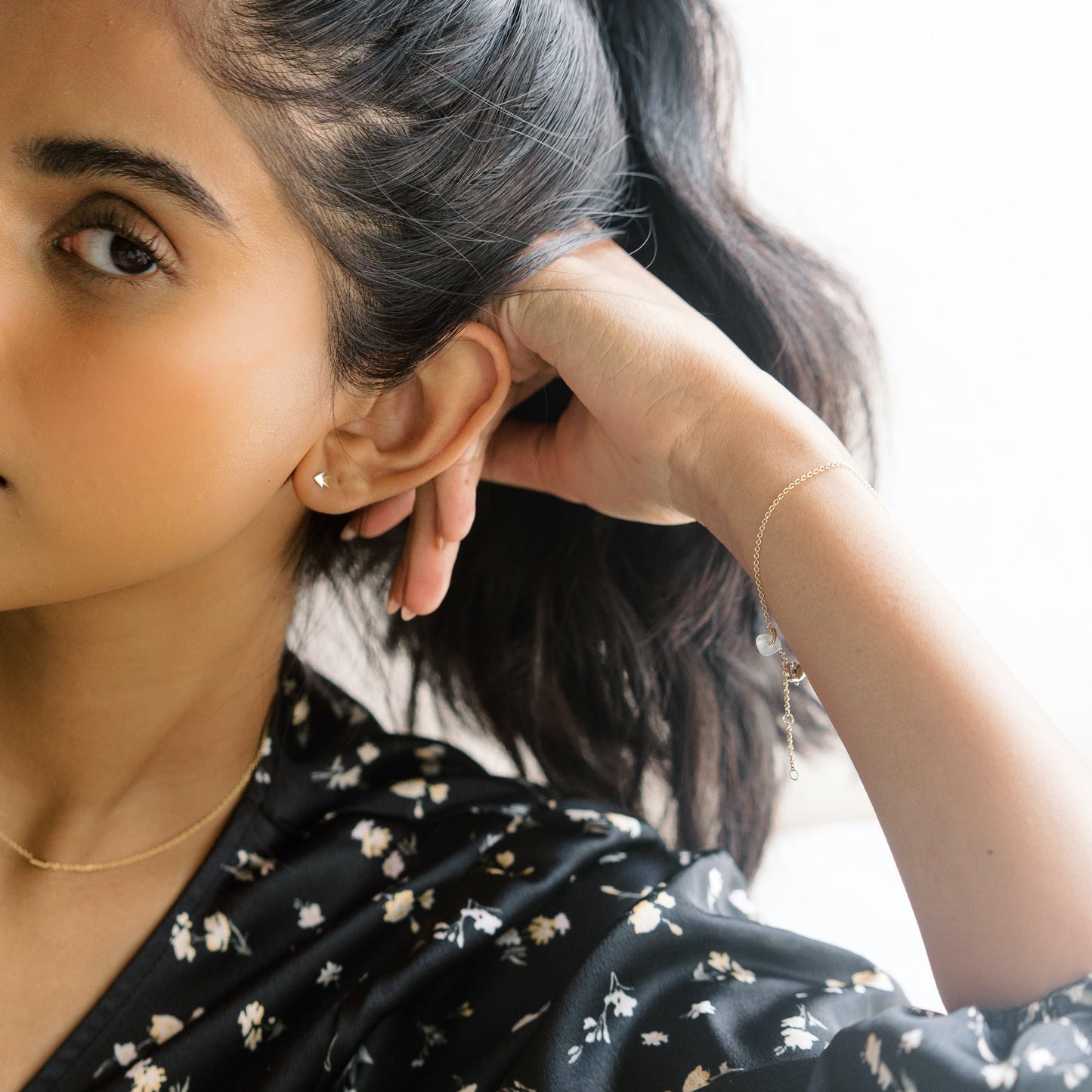 Solo Wishing Crystal Bracelet by Honeycat