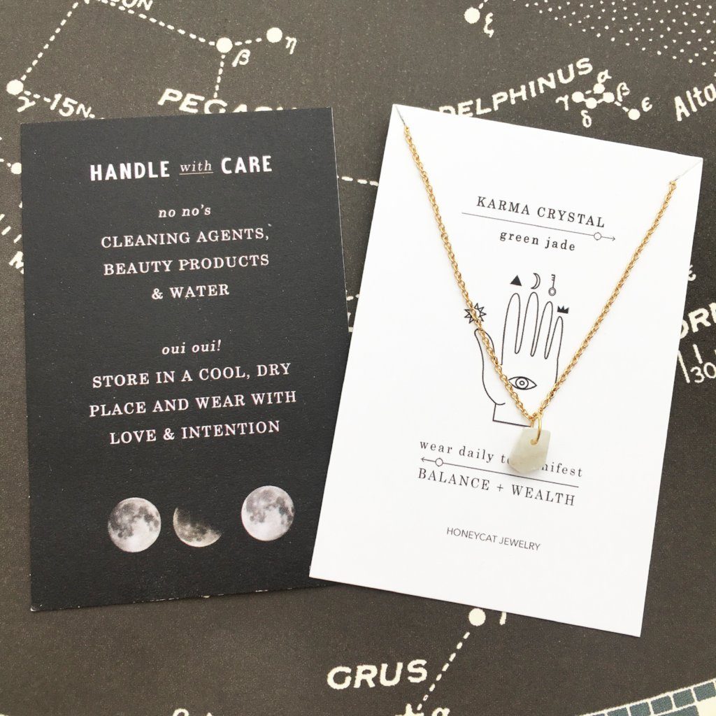 Solo Wishing Crystal Bracelet by Honeycat