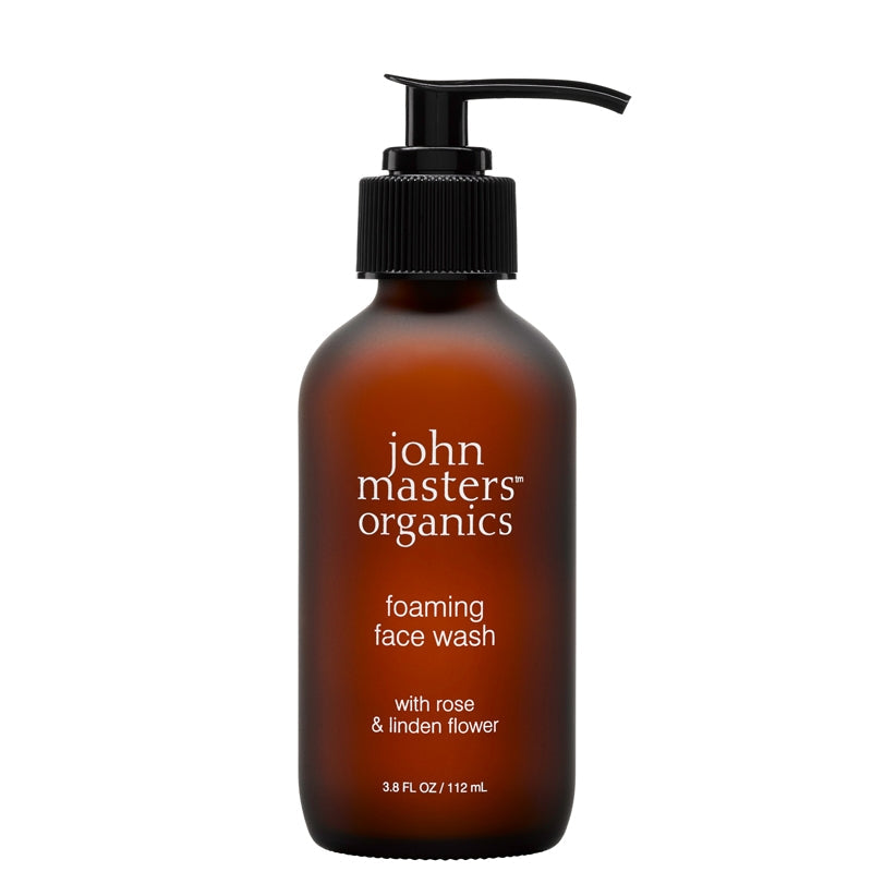 John Masters Organics Foaming Face Wash with Rose & Linden Flower 112ml