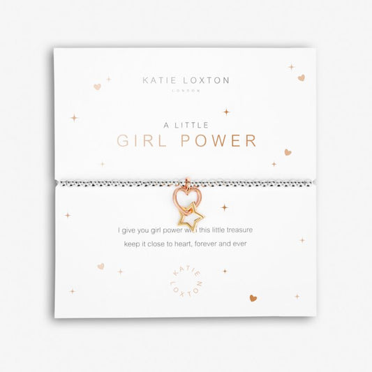 A Little 'Girl Power' Silver Bracelet