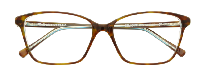 lafont delicate handmade in france plastic acetate women ladies female basic traditional classic elegant 675 tortoise blue front