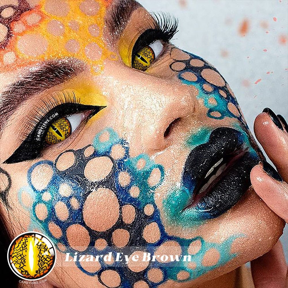 Snake Dragon Lizard Eye Special FX Contacts For Halloween