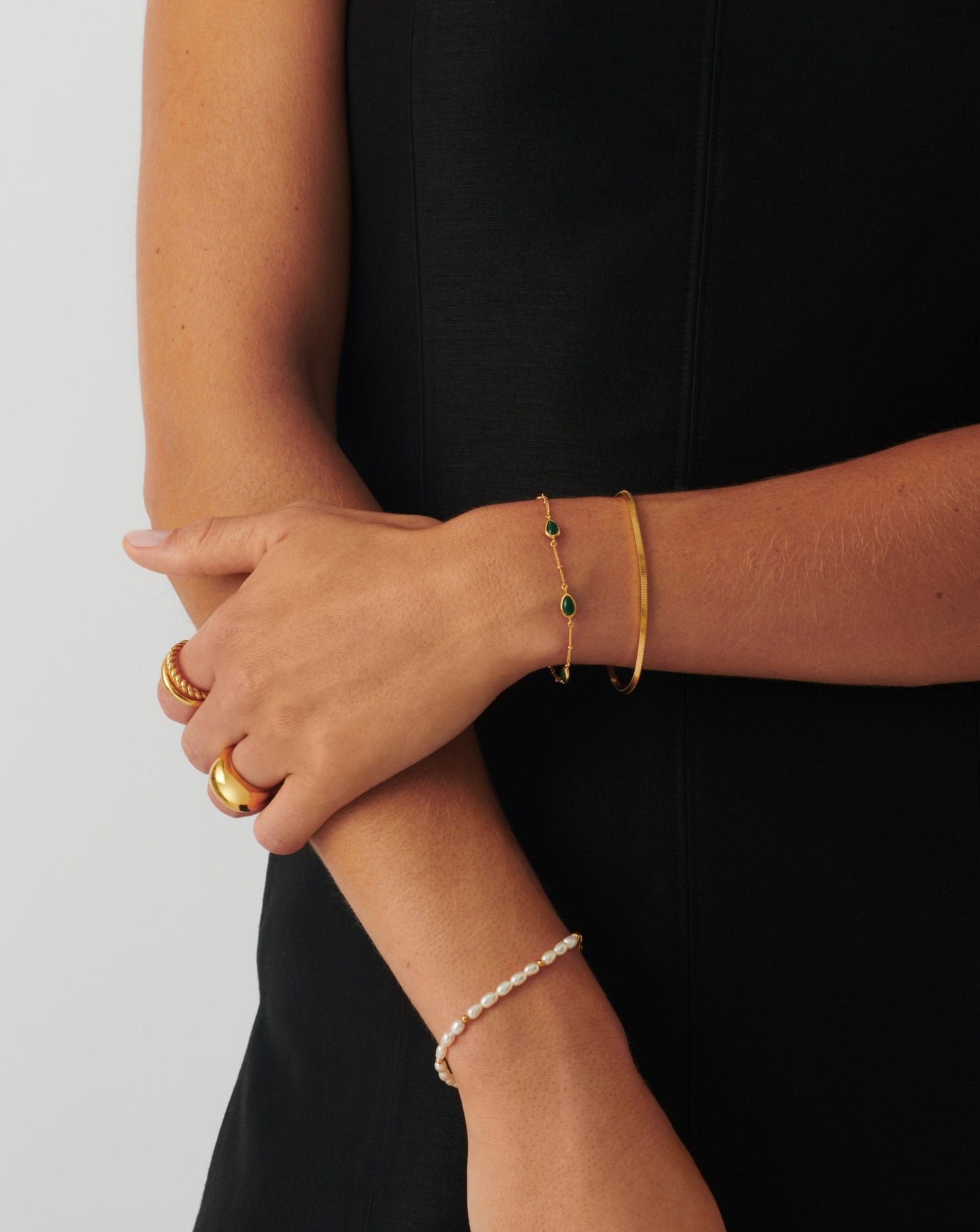 Magma Gemstone Charm Bracelet